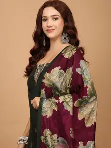 Meena Bazaar Woven Design Art Silk Unstitched Dress Material