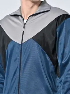 BAESD Men Pack Of 3 Mid- Rise Long Sleeves Mock Collar Tracksuits