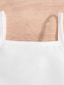 INCLUD Girls Lapel Collar Short Sleeves Coat With Shorts With Camisole