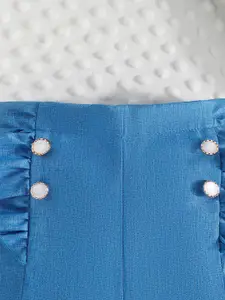 INCLUD Girls Top with Shorts and Waistcoat Clothing Set