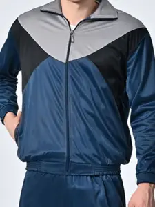 BAESD Men Pack Of 2 Mock Collar Long Sleeves Tracksuits