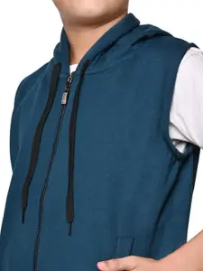 BAESD Boys Pack Of 3 Hooded Solid Fleece Casual Bomber Jackets