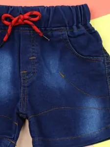 V-Mart Boys Washed Denim Shorts