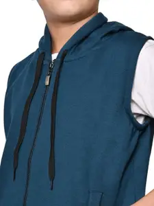 BAESD Boys Pack Of 2 Hooded Solid Fleece Casual Bomber Jackets