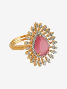 Kushal's Fashion Jewellery Embellished Bridal Rose Gold-Plated Classic Studs