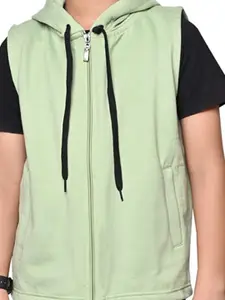 BAESD Boys Pack Of 3 Hooded Solid Fleece Casual Bomber Jackets