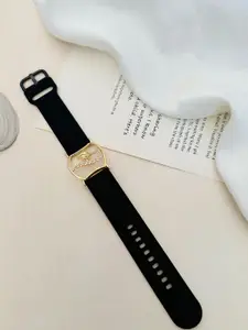 ABDESIGNS Silver-Plated Artificial Stones and Beads Wraparound Bracelet