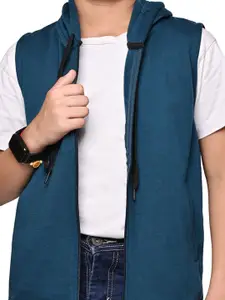 BAESD Boys Pack Of 3 Hooded Solid Fleece Casual Bomber Jackets