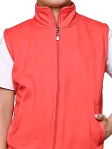 BAESD Boys Pack Of 2 Mock Collar Solid Fleece Casual Bomber Jackets