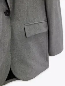ZARA Women Grey Blazers