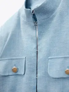 ZARA Women Blue Blazers