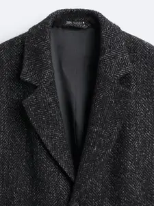 ZARA Men Grey Coats