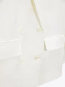 ZARA Women Beige Blazers