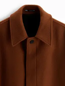 ZARA Men Orange Coats