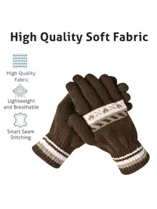 LOOM LEGACY Men Patterned Winter Gloves