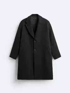ZARA Men Black Coats