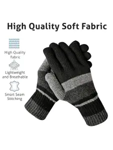 LOOM LEGACY Men Acrylic Winter Gloves