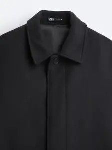 ZARA Men Black Coats