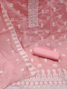 Maroosh Geometric Embroidered Unstitched Dress Material