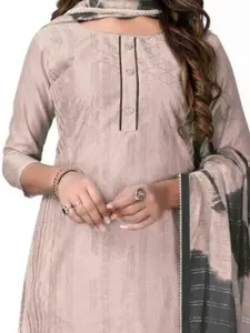 Maroosh Geometric Embellished Unstitched Dress Material