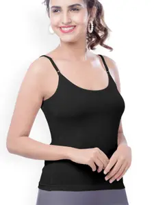 BRIDA LADIES INNERWEAR Women Pure Cotton Solid Non Padded Camisoles