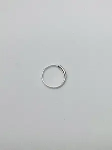 Arte Jewels Sterling Silver Ring Nosepin