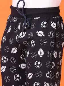 V-Mart Boys Graphic Printed Cotton Joggers