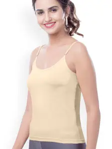 BRIDA LADIES INNERWEAR Women Cotton Solid Shoulder Strap Casual Camisole