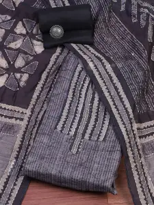 Biba Abstract Printed Unstitched Dress Material