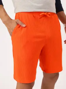 Kook N Keech Men Beach Bash Basics Self-Striped Shorts