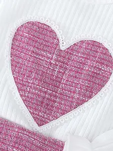 INCLUD Girls Patch Work Top with Skirt Clothing Set