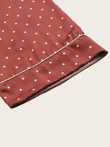 Sweet Dreams Women Printed V-Neck Night Suit