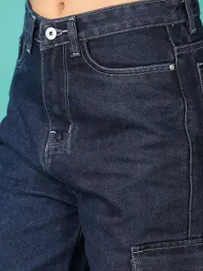 V-Mart Women Straight Fit High-Rise Light Fade Stretchable Jeans