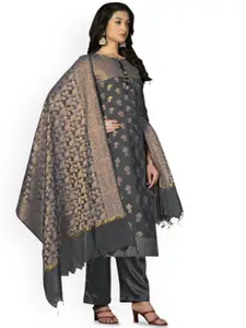Maroosh Ethnic Motifs Embellished Unstitched Dress Material
