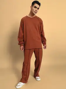 WEARDUDS Men Mid-Rise Track Pants