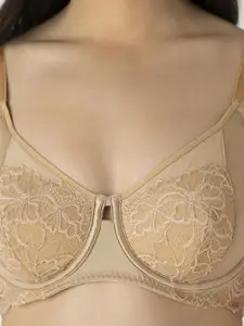 Amante Floral Lace Cut and Sew Full Coverage Underwired