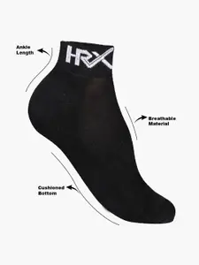 HRX by Hrithik Roshan Men Pack Of 6 Cotton Ankle-Length Socks
