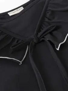 CrayonFlakes Girls Pure Cotton Top with Palazzos