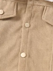 INCLUD Boys Spread Collar Solid Casual Parka Jacket