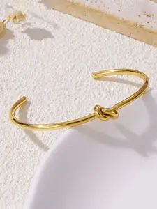 MYKI Gold-Plated Stainless Steel Kada Bracelet