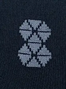 Peter England Men Pack Of 3 Patterned Above Ankle-Length Socks