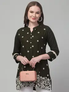 Trend Level Women Floral Embroidered Kurti