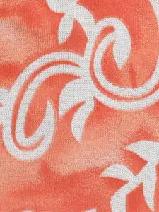 taffykids Girls Floral Printed Halter Neck Crop Top with Trousers