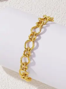 MYKI Gold-Plated Stainless Steel Wraparound Bracelet