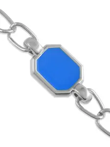 MEMOIR Boys Brass Silver-Plated Multi strand Bracelet