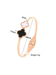 MYKI Rose Gold-Plated Stainless Steel Kada Bracelet