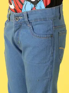 V-Mart Boys Cotton Regular Fit Slash Knee Stretchable Jeans