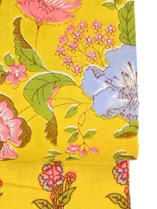 Sun Fashion And Lifestyle Floral Printed Pure Cotton Unstitched Dress Material