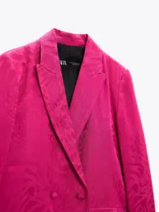 ZARA Women Purple Blazers