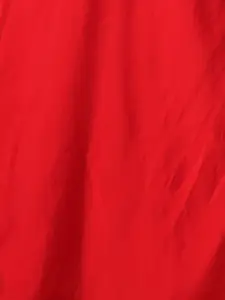 FASHOR Ethnic Motifs Embroidered V-Neck Straight Kurta